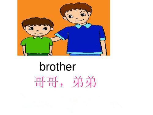 兄弟的英语怎么读brother